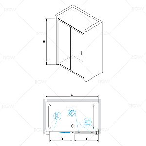 Душевая система RGW Shower Panels SP-6143-01 50140801-01 хром купить в интернет-магазине сантехники Sanbest