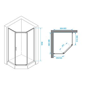 Душевая система RGW Shower Panels SP-6143-01 50140801-01 хром купить в интернет-магазине сантехники Sanbest