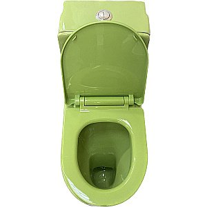 Унитаз-моноблок Laguraty 101G зеленый, с крышкой микролифт (детский) купить в интернет-магазине Sanbest