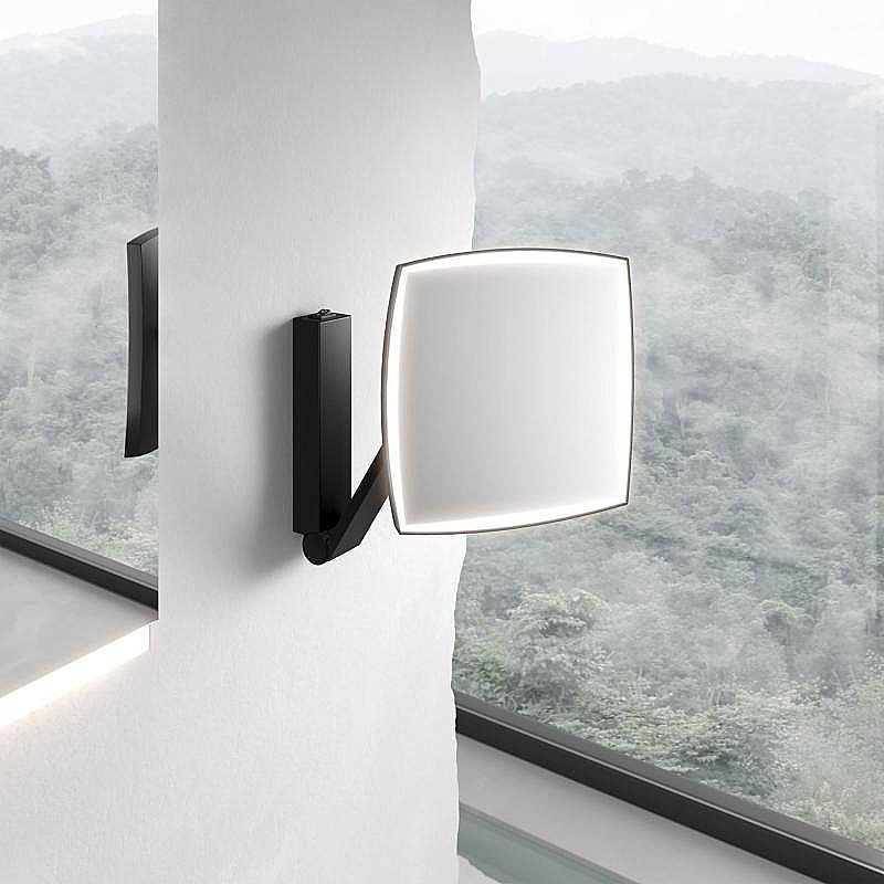 Зеркало косметическое KEUCO iLook_move 17613139004 хром черный купить в интернет-магазине сантехники Sanbest