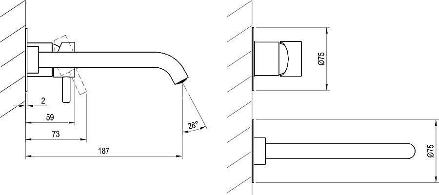 Смеситель для раковины Ravak Espirit X070241 белый вильвет купить в интернет-магазине сантехники Sanbest