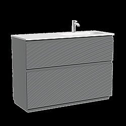 Тумба для раковины Sancos Folk Floor FL120FRES Ergraut soft купить в интернет-магазине сантехники Sanbest
