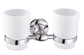 Стакан для зубных щеток CeramaLux Bianco 52003 хром купить в интернет-магазине сантехники Sanbest