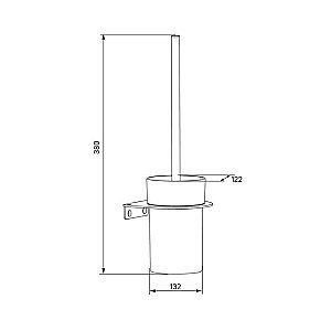 Ершик для туалета Iddis Noa NOAWTG0i47 купить в интернет-магазине сантехники Sanbest