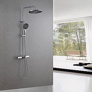 Душевая система Abber Thermostat AF8516L хром купить в интернет-магазине сантехники Sanbest