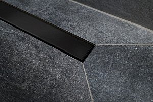 Душевой трап Pestan Confluo Frameless Line Matte Black 300 купить в интернет-магазине Sanbest