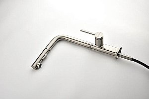 Смеситель для кухни Paulmark Neo Ne214419-BS  брашированная сталь купить в интернет-магазине сантехники Sanbest