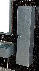 Пенал Armadi Art LUCIDO 772-SL 35 серебро для ванной в интернет-магазине сантехники Sanbest