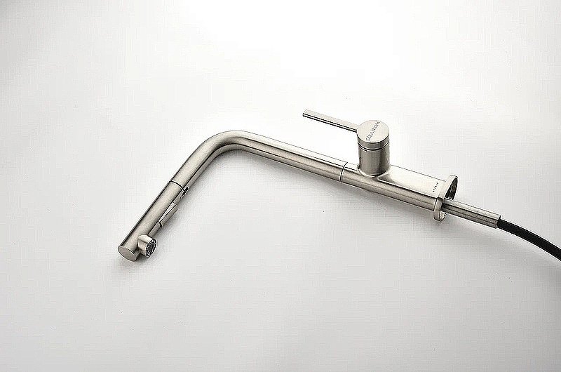 Смеситель для кухни Paulmark Neo Ne214419-BS  брашированная сталь купить в интернет-магазине сантехники Sanbest