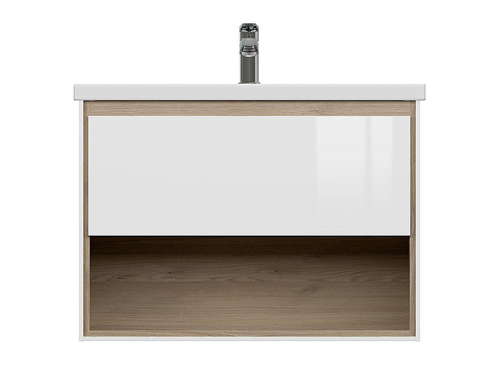 Мебель для ванной подвесная Cersanit LOUNA 80 белая для ванной в интернет-магазине Sanbest