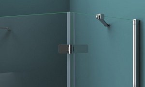 Душевой уголок BelBagno KRAFT P-1 90x90 прозрачный/хром купить в интернет-магазине Sanbest