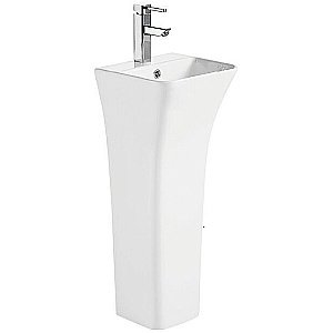 Раковина WeltWasser WW Leerbach 3434 GL-WT 10000013331 белая купить в интернет-магазине Sanbest