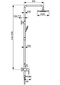 Душевая система Kaiser Sena 74182 хром купить в интернет-магазине сантехники Sanbest
