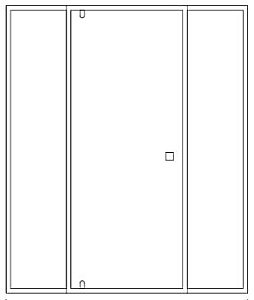 Душевая дверь Jacob Delafon SERENITY 170 купить в интернет-магазине Sanbest