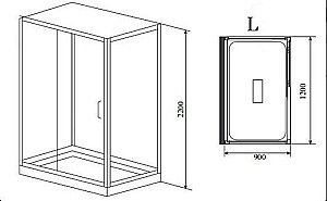 Душевая кабина Lagard Triumph 120x90 купить в интернет-магазине Sanbest