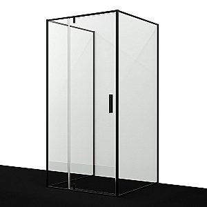 Душевой уголок WasserKRAFT Elbe 74P 74P42 100х100 профиль черный матовый/стекло прозрачное купить в интернет-магазине Sanbest