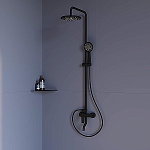 Душевая система RGW Shower Panels SP-25-B Черный купить в интернет-магазине сантехники Sanbest