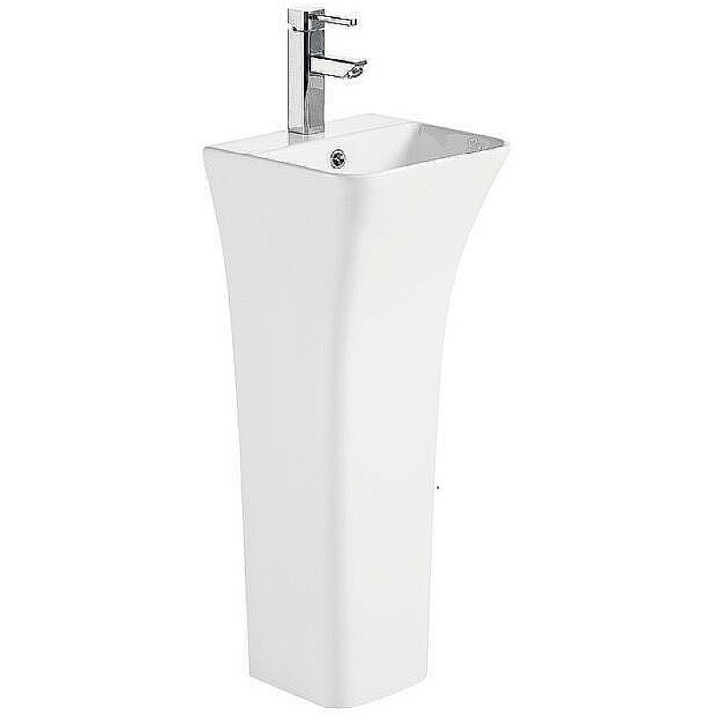 Раковина WeltWasser WW Leerbach 3434 GL-WT 10000013331 белая купить в интернет-магазине Sanbest