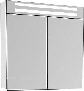 Зеркальный шкаф De Aqua Эколь 186495 75 белый купить в интернет-магазине сантехники Sanbest