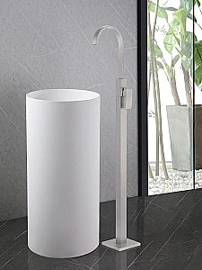 Смеситель для раковины ABBER Wasserfall AF8640SP сатин купить в интернет-магазине сантехники Sanbest