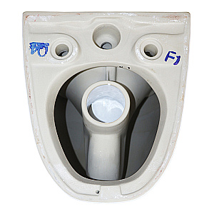 Унитаз подвесной Azario Fote AZ-116-UQ3 белый, безободковый, с крышкой микролифт, слив торнадо купить в интернет-магазине Sanbest