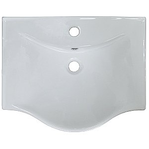 Тумба с раковиной Loranto Моника New CS00071366 60 раковина Basic 60, белая для ванной в интернет-магазине Sanbest