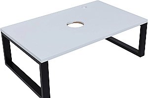 Столешница для раковины Aquanet Арт 75 белый матовый для ванной в интернет-магазине сантехники Sanbest