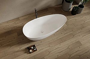 Ванна ABBER Stein AS9611NM-1.7 170x80 белая матовая купить в интернет-магазине Sanbest