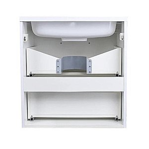 Тумба с раковиной подвесная Style Line КАРЕ 70 белая для ванной в интернет-магазине Sanbest