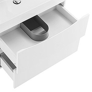 Тумба с раковиной Belbagno MARINO 75 подвесная Bianco Lucido для ванной в интернет-магазине Sanbest