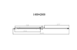 Душевая дверь Vincea Dice VDS-4D140CLGM 140 стекло прозрачное/профиль вороненая сталь купить в интернет-магазине Sanbest