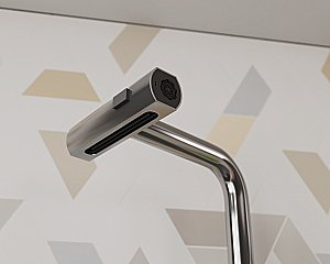 Смеситель для кухни Rush Tinos TI3732-18 сатин купить в интернет-магазине сантехники Sanbest