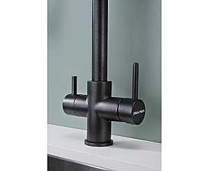 Смеситель для кухни Paulmark Lange La214212-BLM черный  купить в интернет-магазине сантехники Sanbest