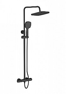 Душевая система Orange Thermo T02S4-912b черный матовый купить в интернет-магазине сантехники Sanbest