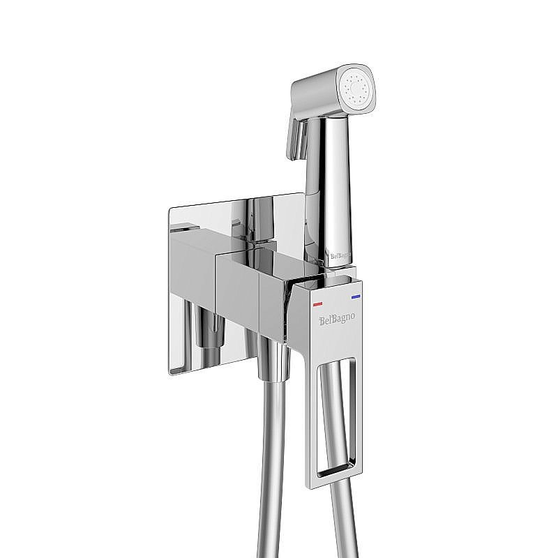 Гигиенический душ BelBagno LUCE LUC-HGN-CRM хром купить в интернет-магазине сантехники Sanbest