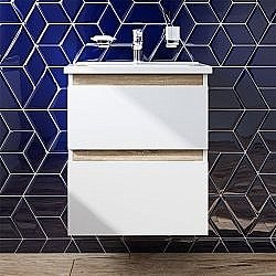 Тумба под раковину AM.PM X-JOY 55 подвесная/белый глянец купить в интернет-магазине сантехники Sanbest