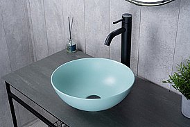 Раковина накладная Gid 9081tifm тиффани матовый купить в интернет-магазине Sanbest