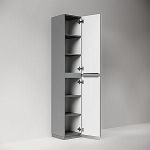 Шкаф-пенал напольный Sancos Folk Floor PFL35FGS Grey soft для ванной в интернет-магазине сантехники Sanbest