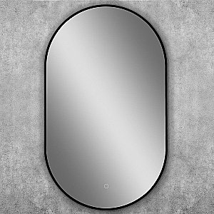 Зеркало Art&Max TORINO AM-Tor-600-1000-DS-Nero в ванную от интернет-магазине сантехники Sanbest