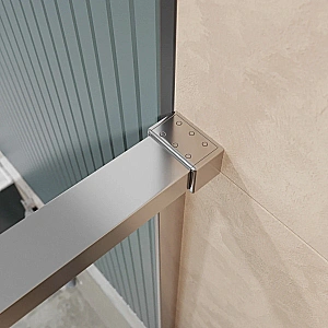 Душевой уголок BelBagno SOFT_CLOSE-1-AH-1 140х100 стекло прозрачное/профиль хром купить в интернет-магазине Sanbest