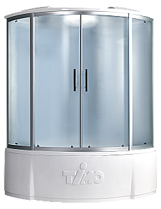 Душевой бокс Timo Standart 120х120 T-6625SF стекло матовое/профиль хром купить в интернет-магазине Sanbest