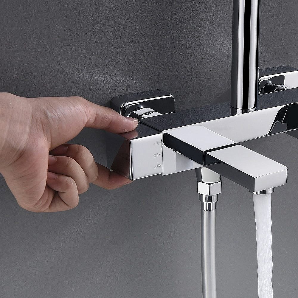 Душевая система Black&White Universe UK8500C хром купить в интернет-магазине сантехники Sanbest