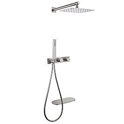 Душевая система ABBER Rund AF8750NG сатин купить в интернет-магазине сантехники Sanbest