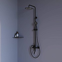 Душевая система RGW Shower Panels SP-24-B Черный купить в интернет-магазине сантехники Sanbest