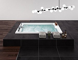 Акриловая ванна CEZARES PLANE_DUO-190-145-51-W37 купить в интернет-магазине Sanbest