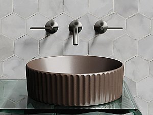 Раковина Ceramica Nova Element CN6057MDB темно-коричневая матовая купить в интернет-магазине Sanbest