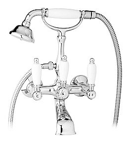 Смеситель для ванны Cezares FIRST-VD-01-Bi хром купить в интернет-магазине сантехники Sanbest