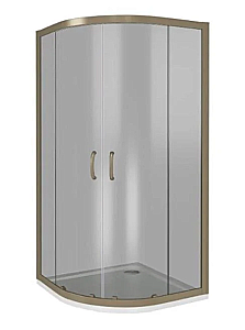 Душевой уголок Good Door Jazz 120х80 R-120-G-BR ДЖ00004 стекло матовое/профиль бронза купить в интернет-магазине Sanbest