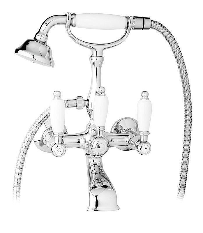 Смеситель для ванны Cezares FIRST-VD-01-Bi хром купить в интернет-магазине сантехники Sanbest