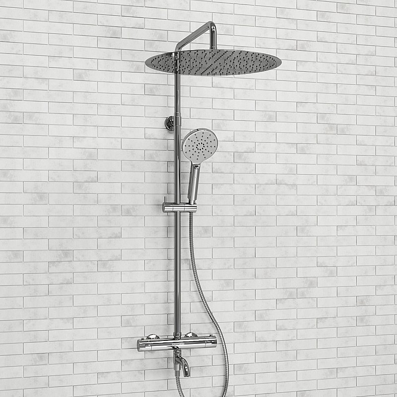 Душевая система WasserKraft SET2776 Thermo хром купить в интернет-магазине сантехники Sanbest